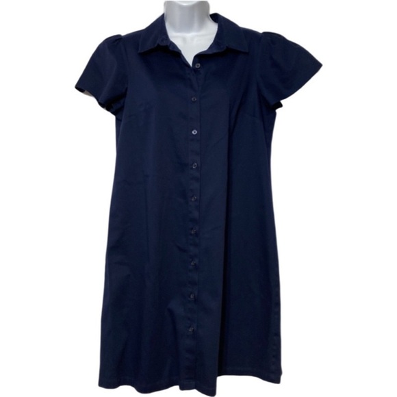 DKNY shift style button down shirt dress - Picture 1 of 5